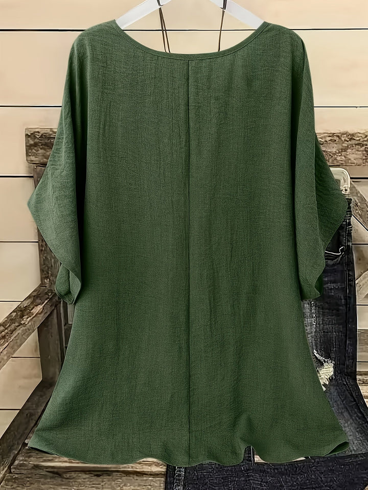 Maeve | Flowy Batwing Blouse