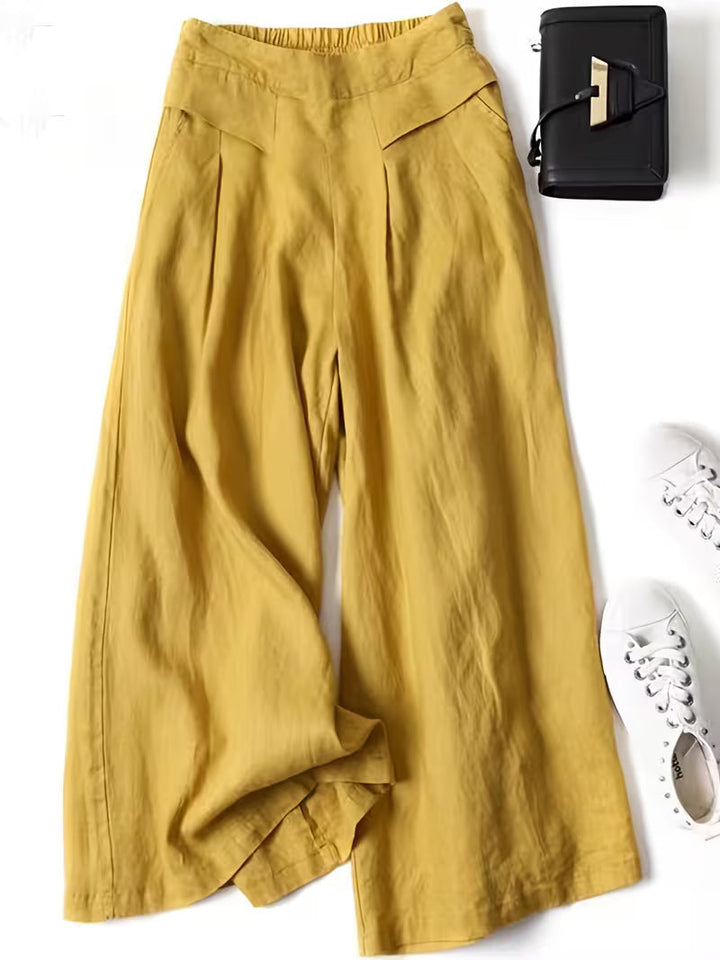 Valeria | Breathable Loose Wide-Leg Trousers