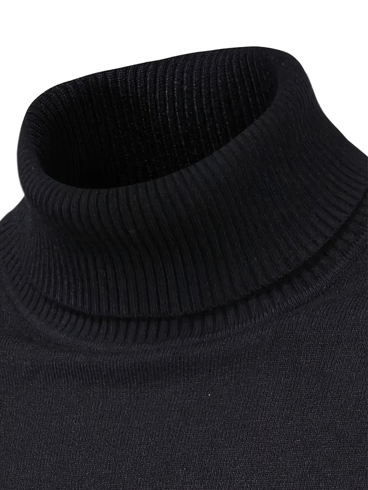 Malcolm | Classic Mock-Neck Jumper