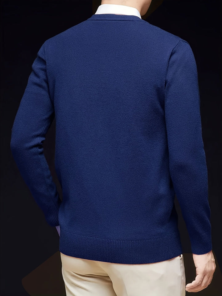 Hugh | Refined V-Neck Jumper