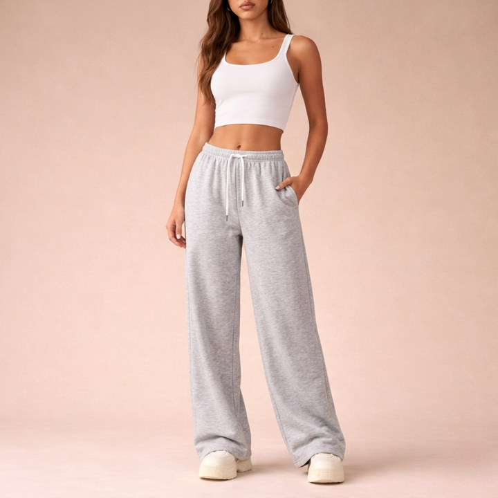 Paige | Relaxed Wide-Leg Joggers