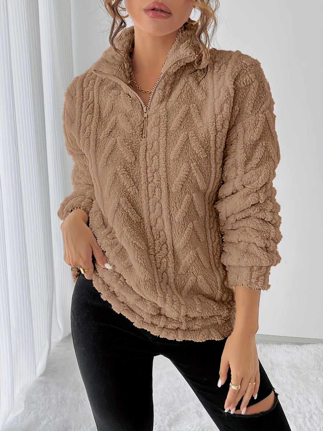Kristen | Cozy Textured Pullover
