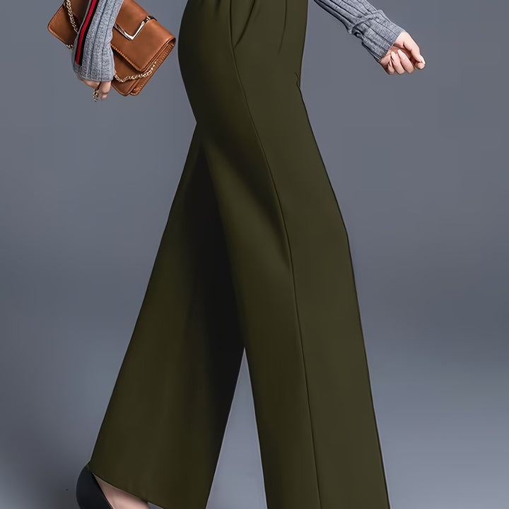 Claudia | High-Waisted Wide-Leg Trousers