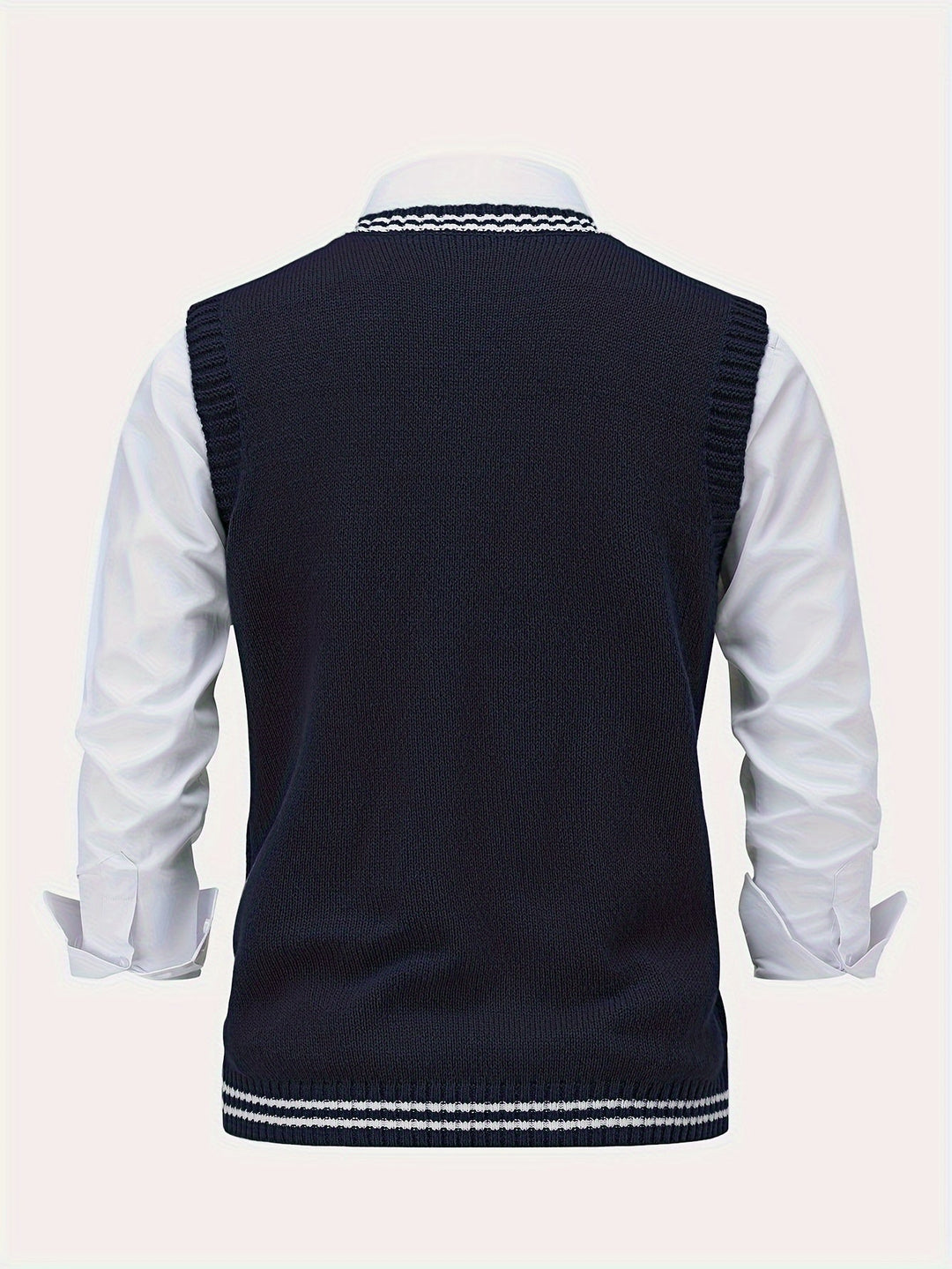 Gideon | Cable-Knit V-Neck Jumper Vest