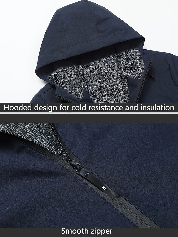 Victor | Cozy Fleece-Lined Hooded Jacket