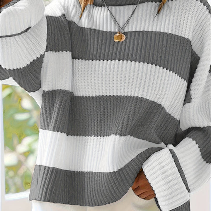 Ivy | Relaxed colourblock Jumper