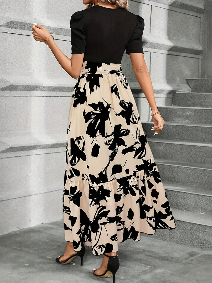 Helena | Printed Tiered Maxi Dress