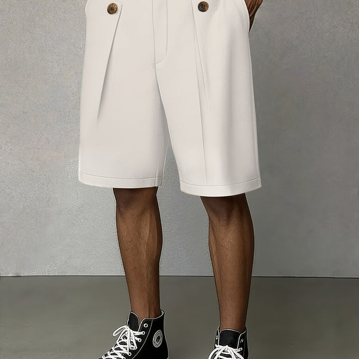 Harlan | Tailored Pleated Shorts
