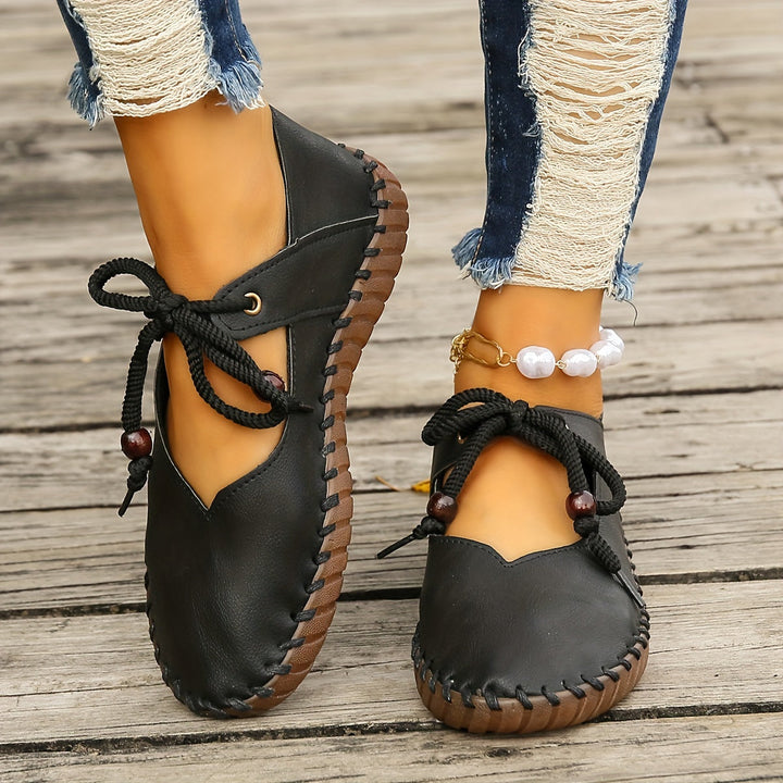 Annette | Handcrafted Lace-Up Flats