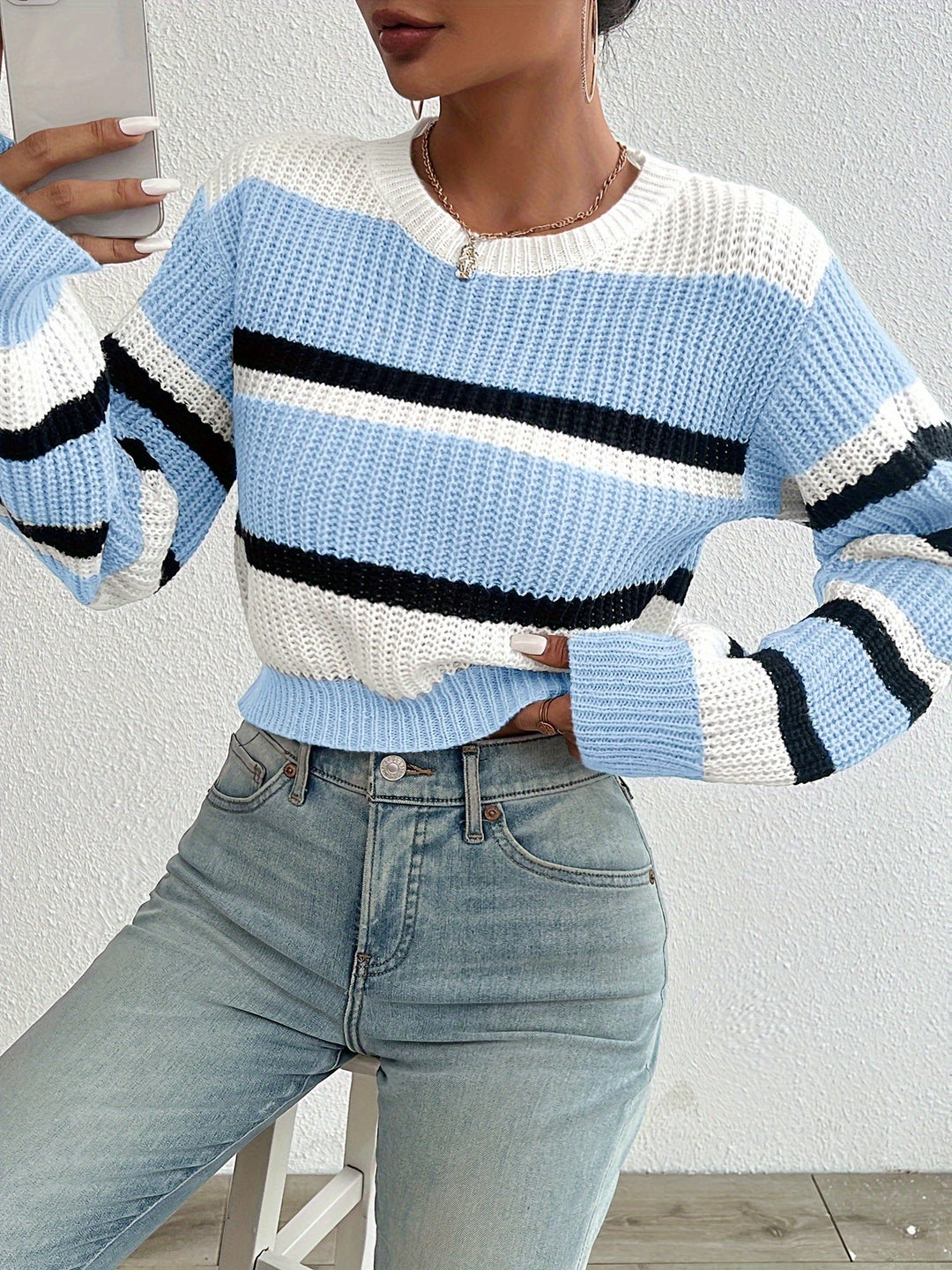 Wren | colourblock Striped Jumper