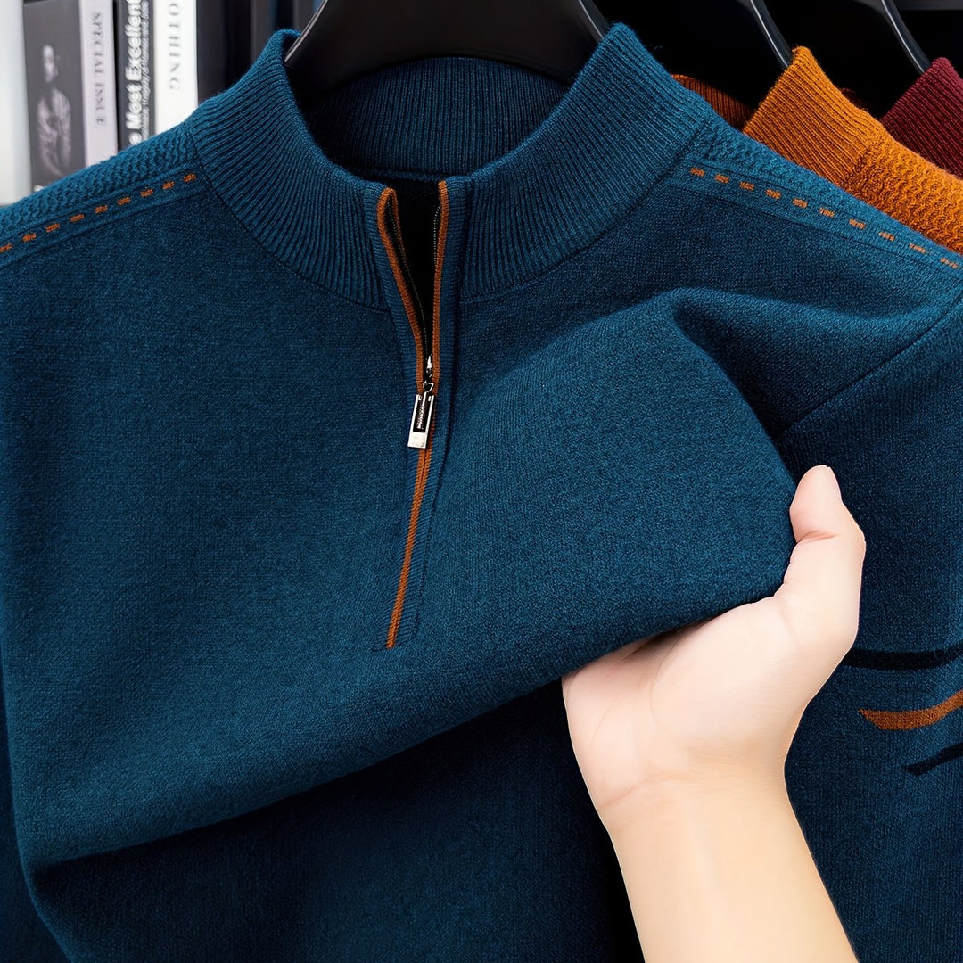 Daniel | Half-Zip Knit Jumper
