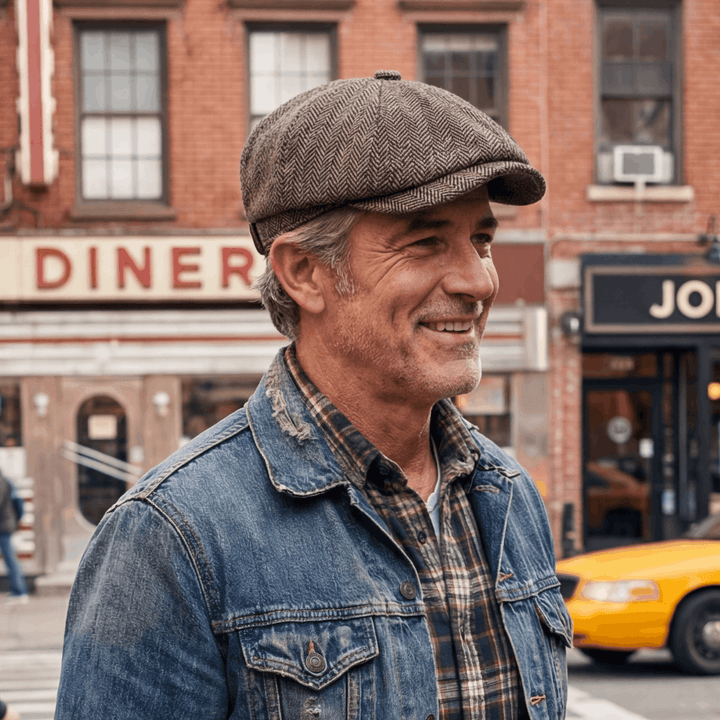 Manuel | Vintage Herringbone Everyday Cap