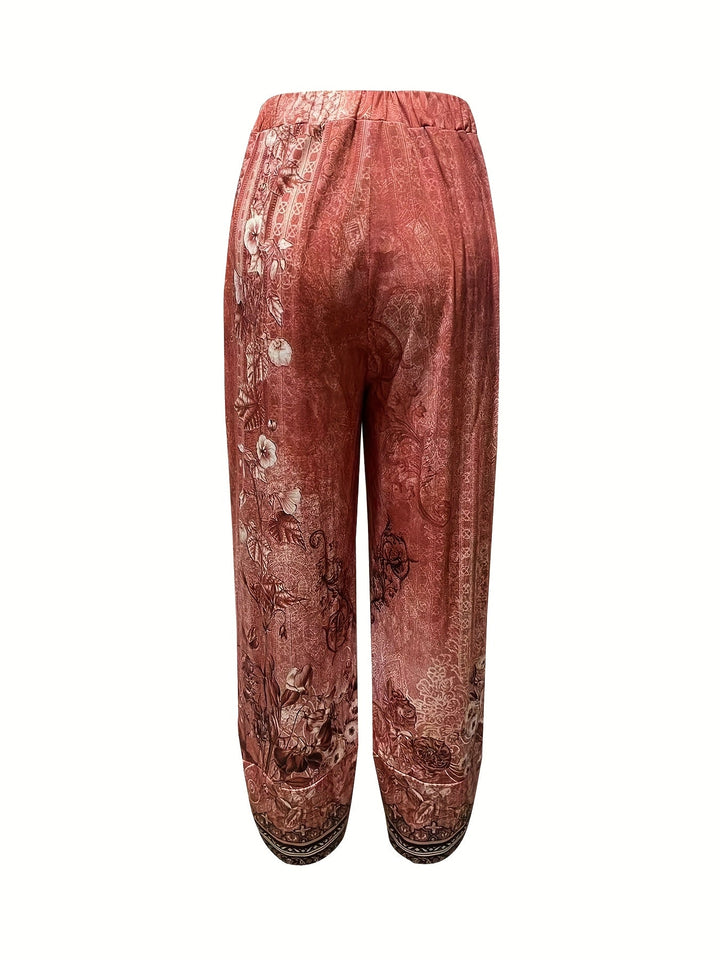 Meredith | Botanical Cropped Trousers