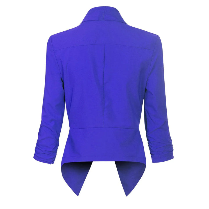 Penelope | Open-Front Draped Blazer
