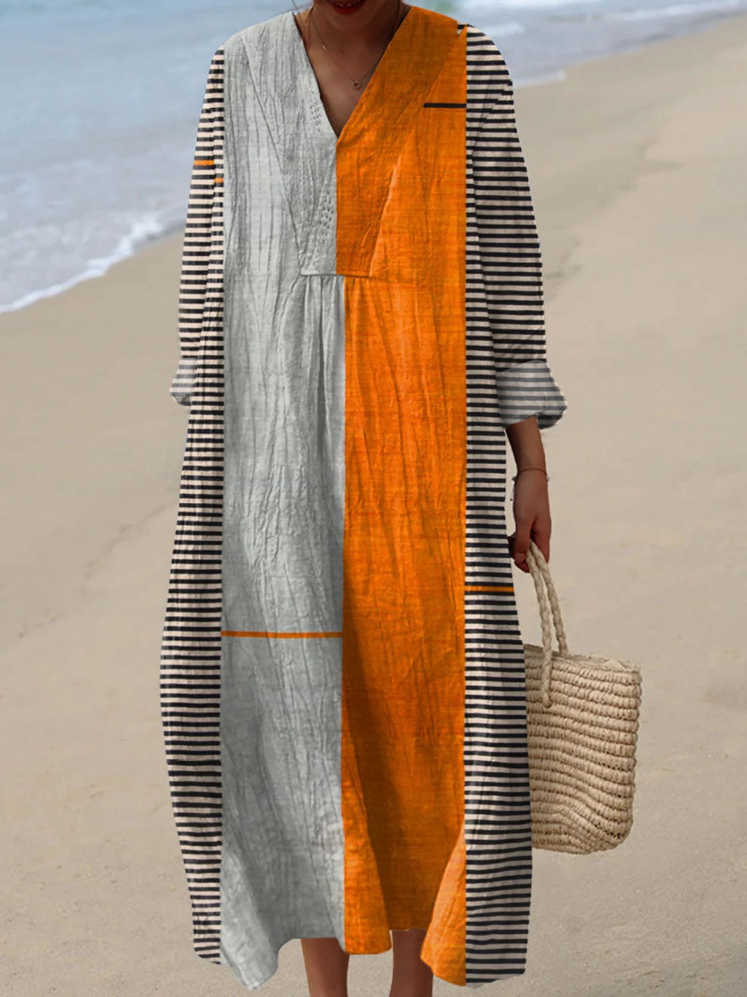 Victoria | Vintage Boho Geometry Art Dress