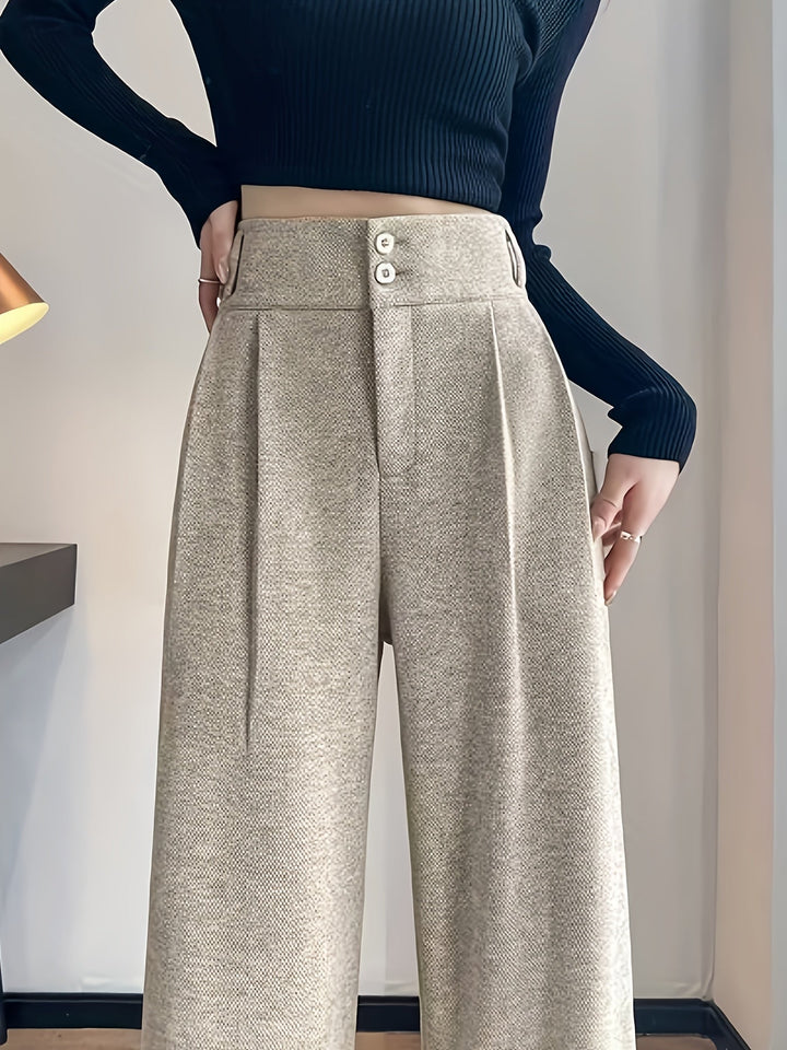 Clementine | High-Waisted Wide-Leg Trousers