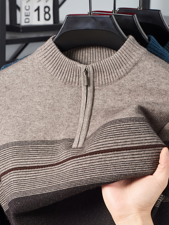 Oscar | Zip-Neck Jumper