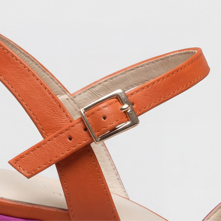 Amanda | Orthopedic Color Block Chunky Heels