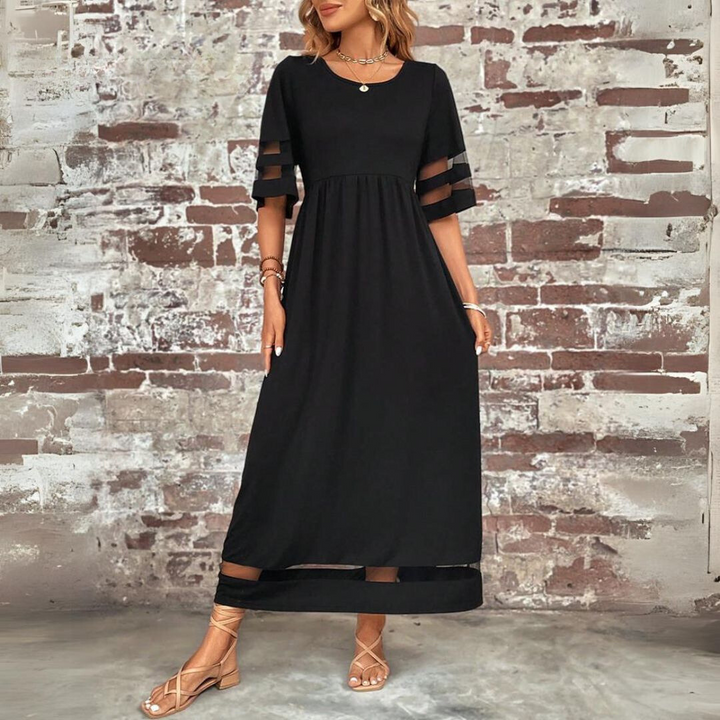 Aubrey | Elegant Tummy-Smoothing Midi Dress