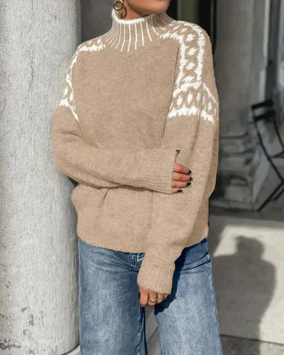 Aurelia | Cozy Patterned Jumper