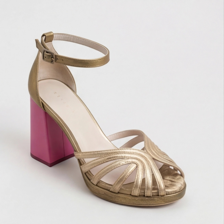 Megan | Stylish Web Style Block Heel