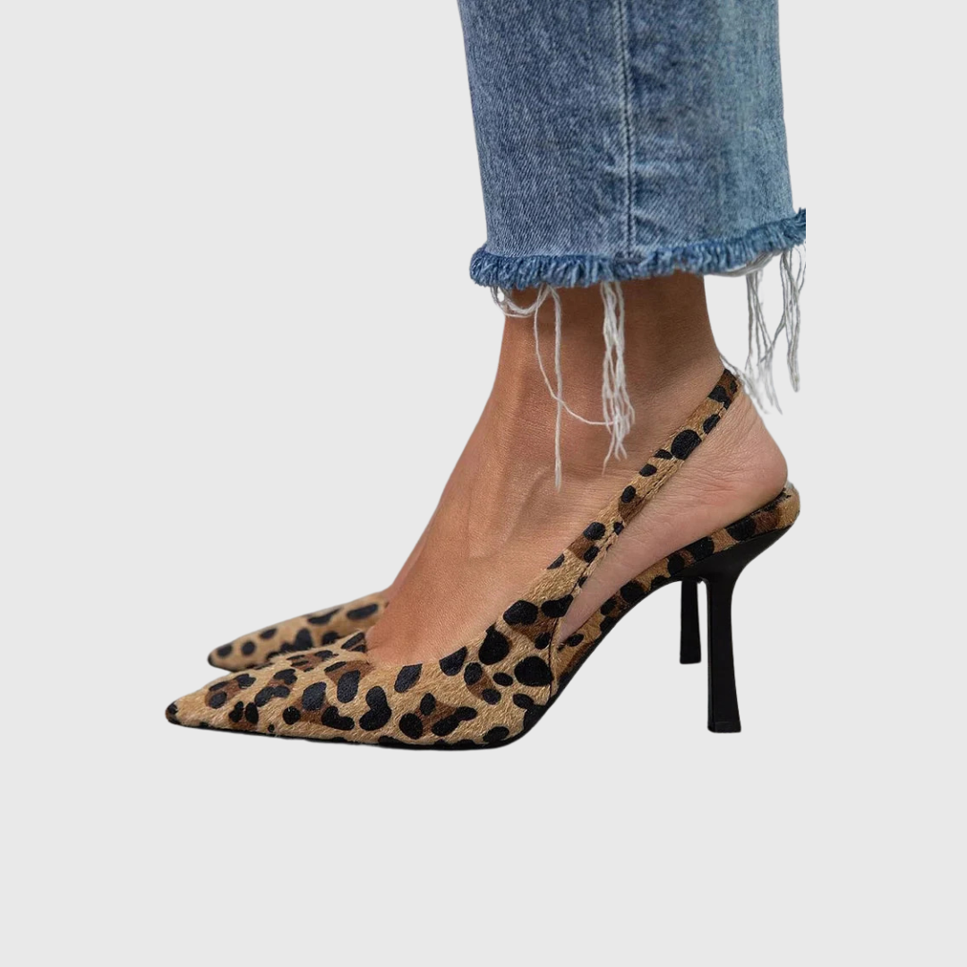 Isabriella | Orthopedic Leopard Design Heels