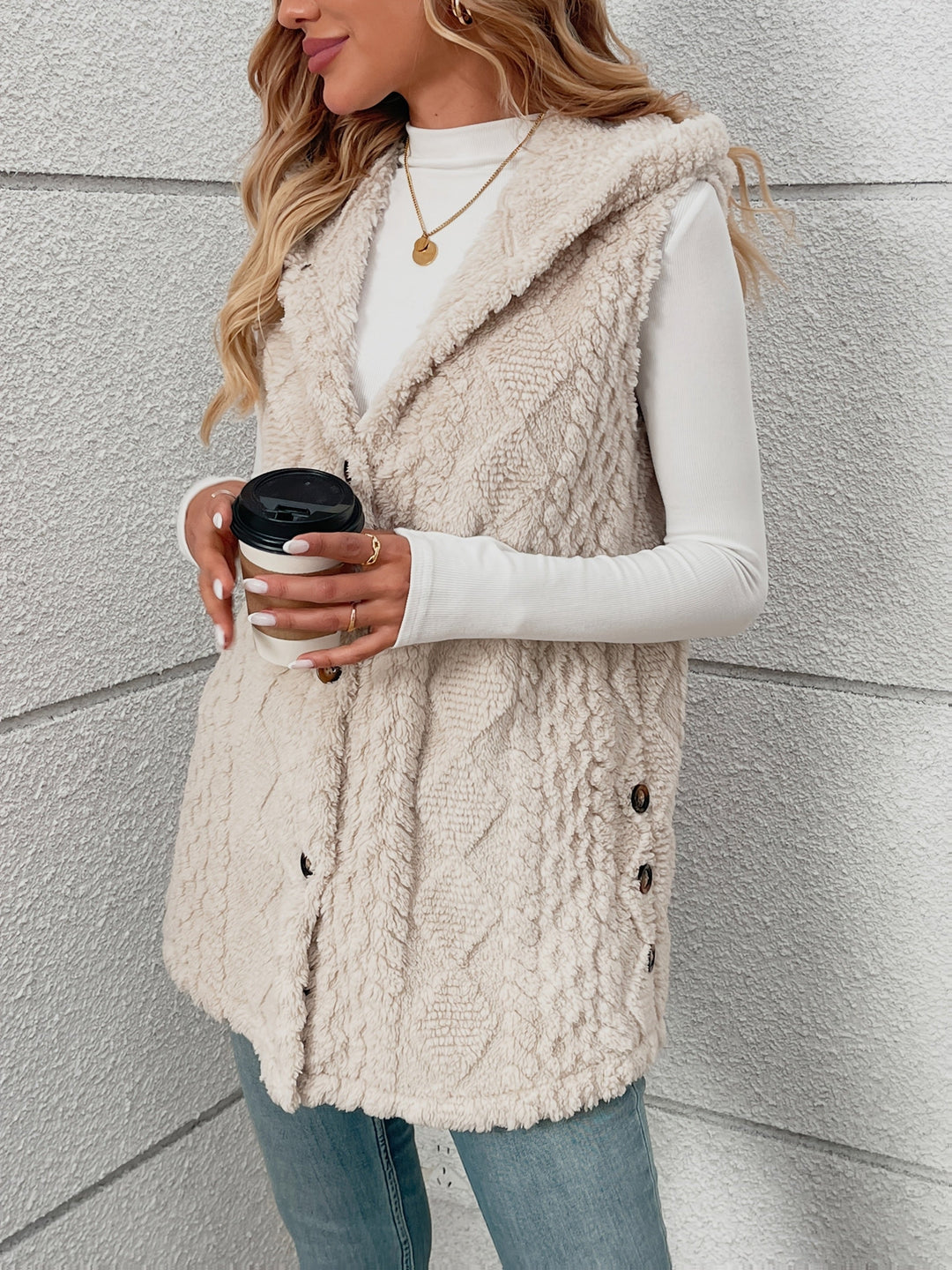 Lorna | Cozy Hooded Sleeveless Vest