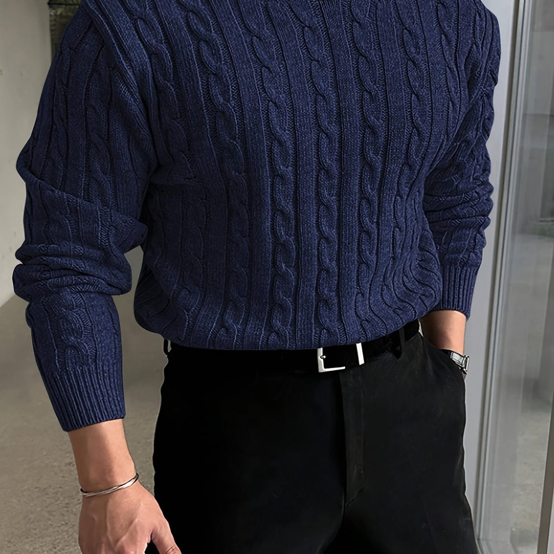 Preston | Twisted Cable Pullover Jumper