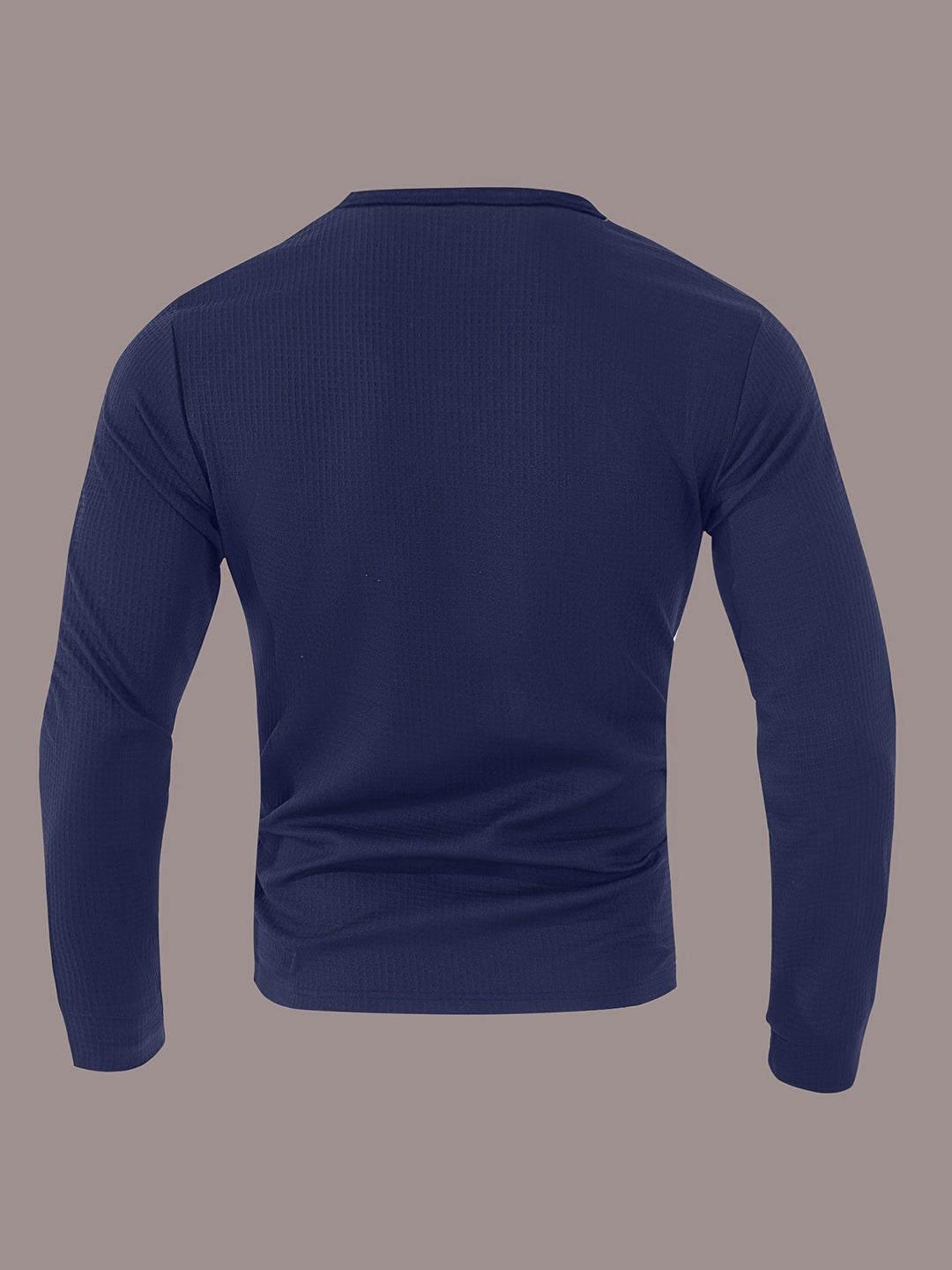 Curtis | Textured Long-Sleeve Henley