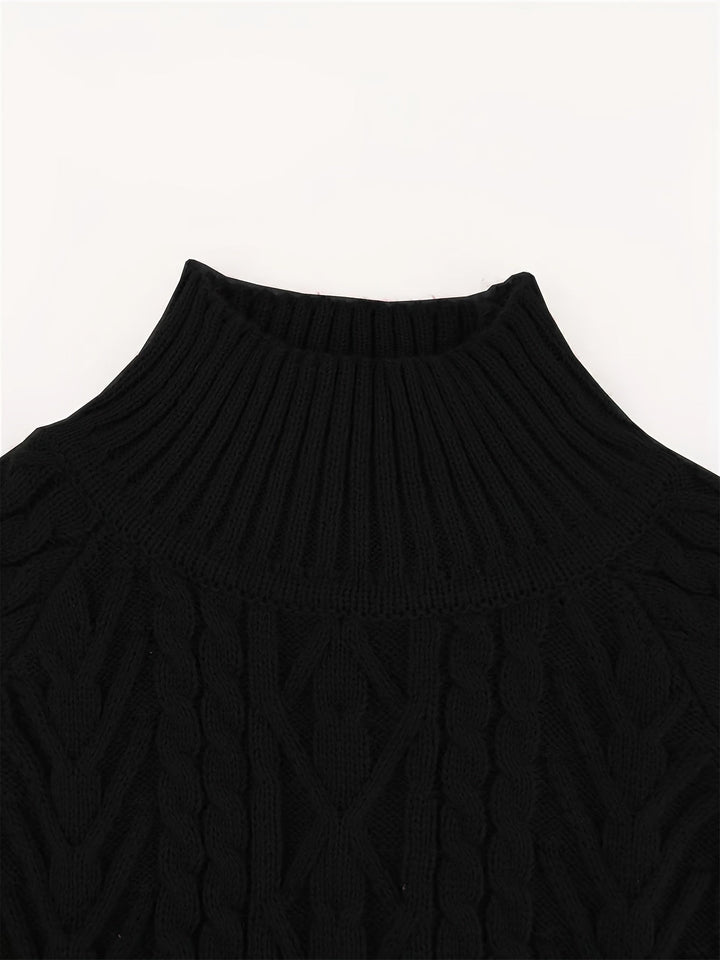 Eloise | Textured Half-Collar Jumper