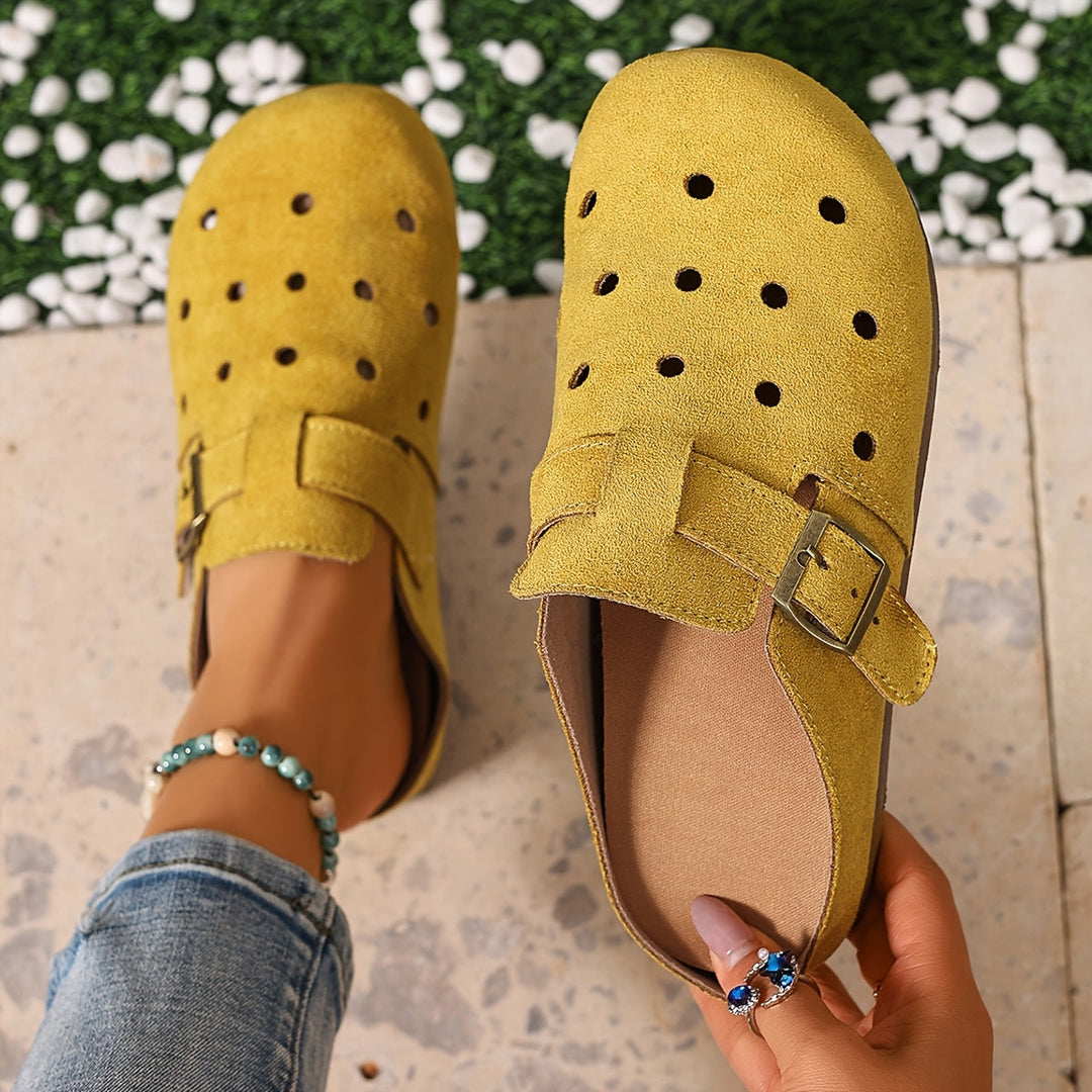 Marion | Buckle-Detail Slip-On Clogs