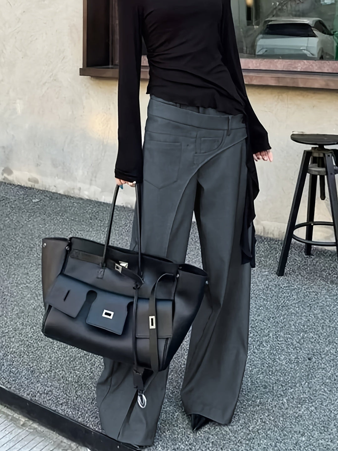 Claudia | Wide-Leg High-Waist Trousers