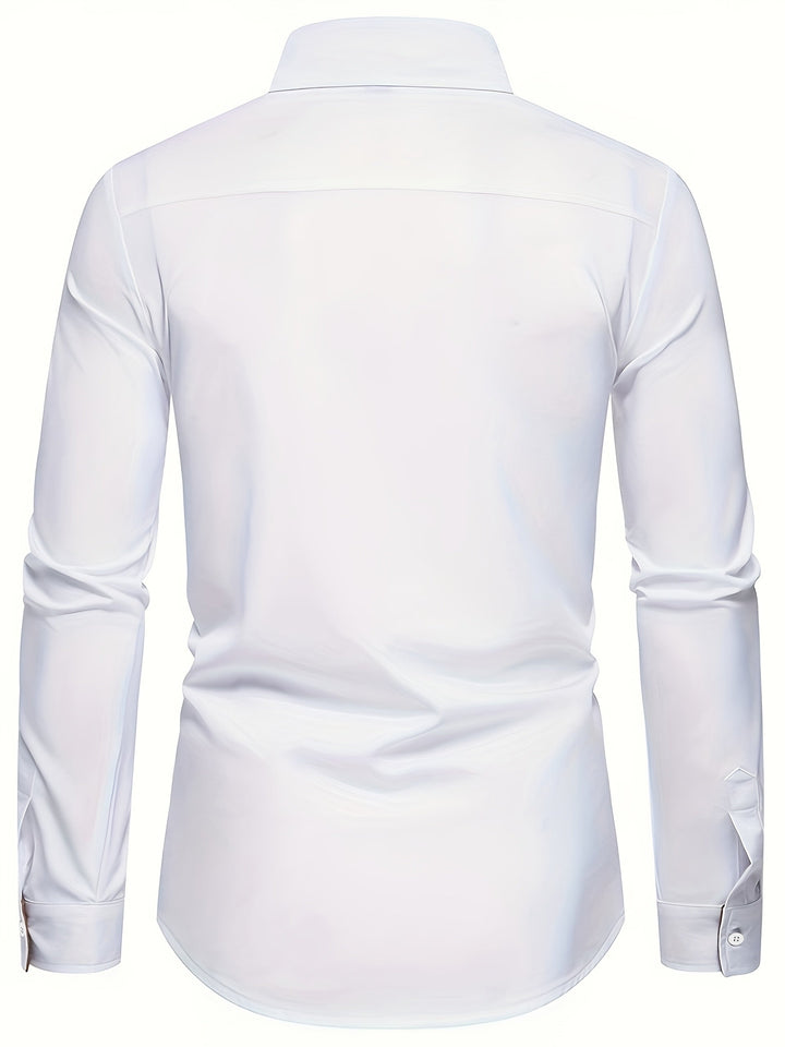 Graham | Contrast-Trim Slim Shirt
