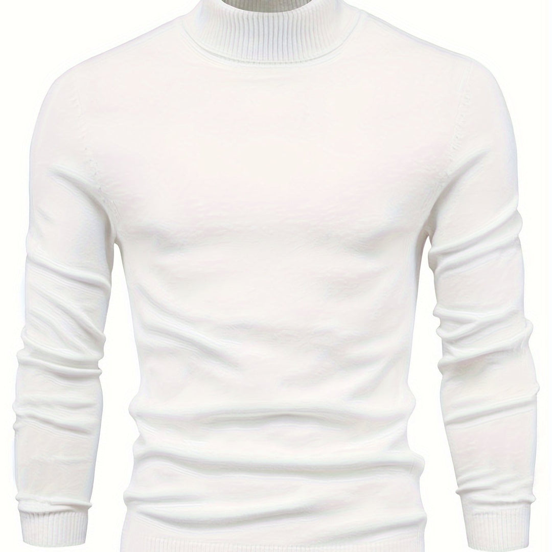 Malcolm | Classic Mock-Neck Jumper