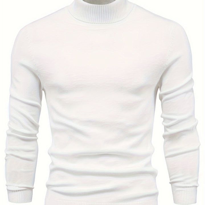 Malcolm | Classic Mock-Neck Jumper