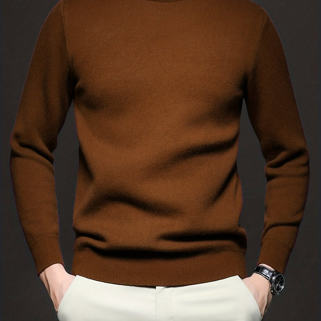 Russell | Refined Mock-Neck Jumper