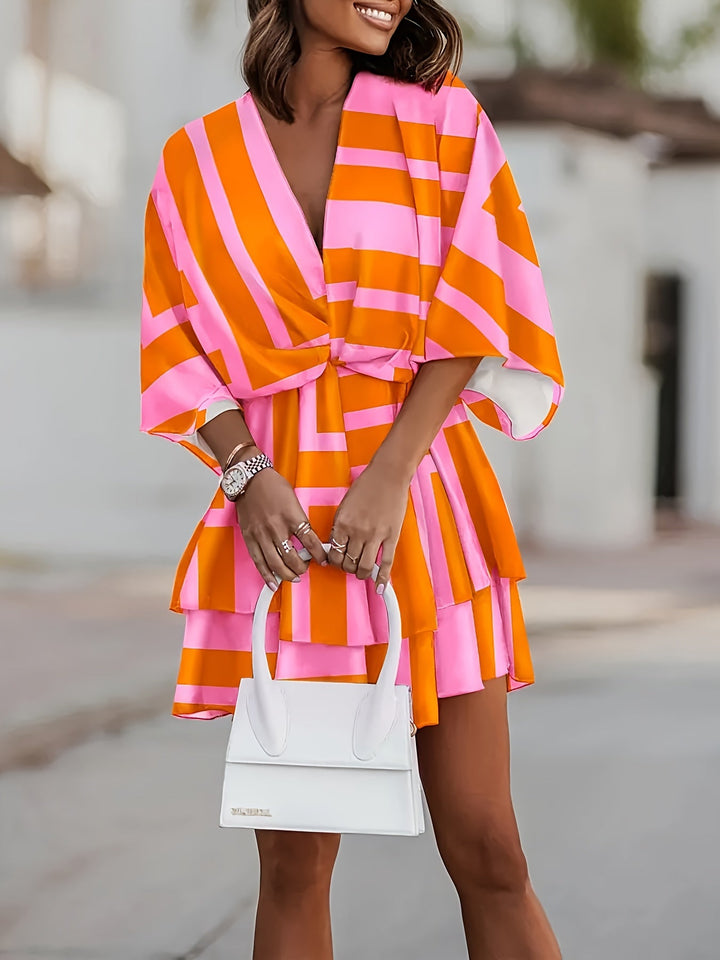 Rosanna | Flowing Batwing Wrap Dress