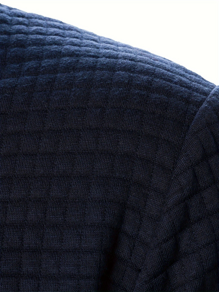 Raymond | Textured Zip-Up Bomber Jacket