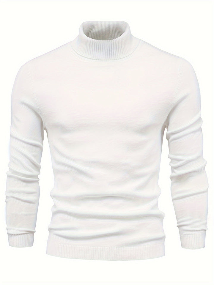 Malcolm | Classic Mock-Neck Jumper