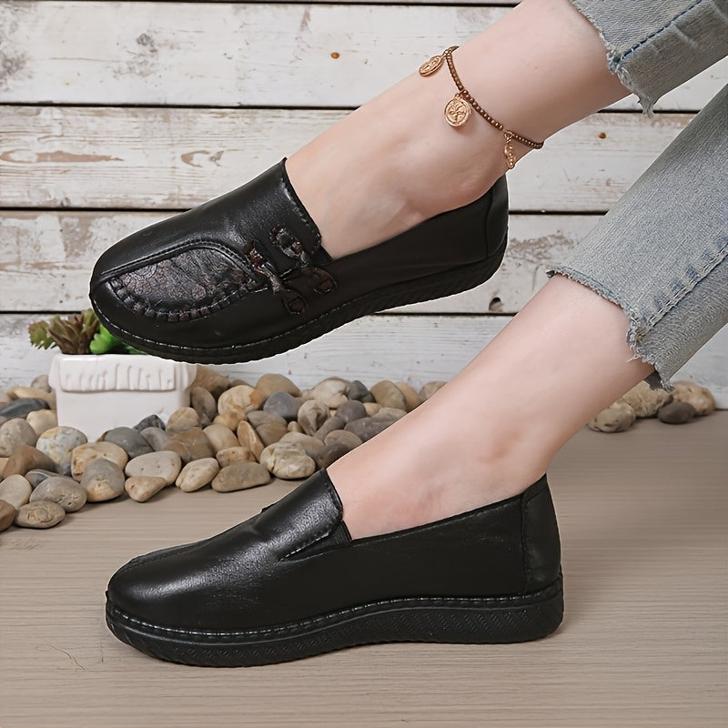 Geraldine | Cushioned Slip-On Loafers