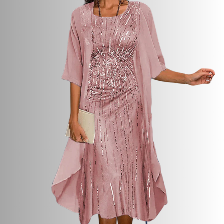 Verena | Flowing Floral Two-Piece Dress