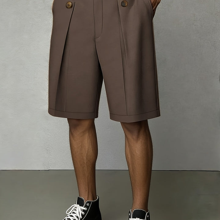 Harlan | Tailored Pleated Shorts