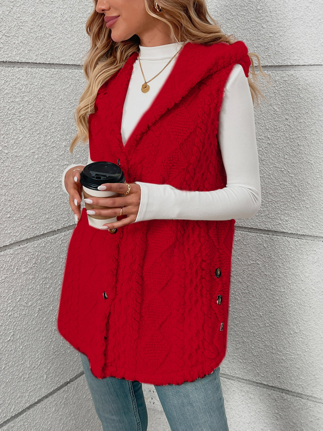 Lorna | Cozy Hooded Sleeveless Vest