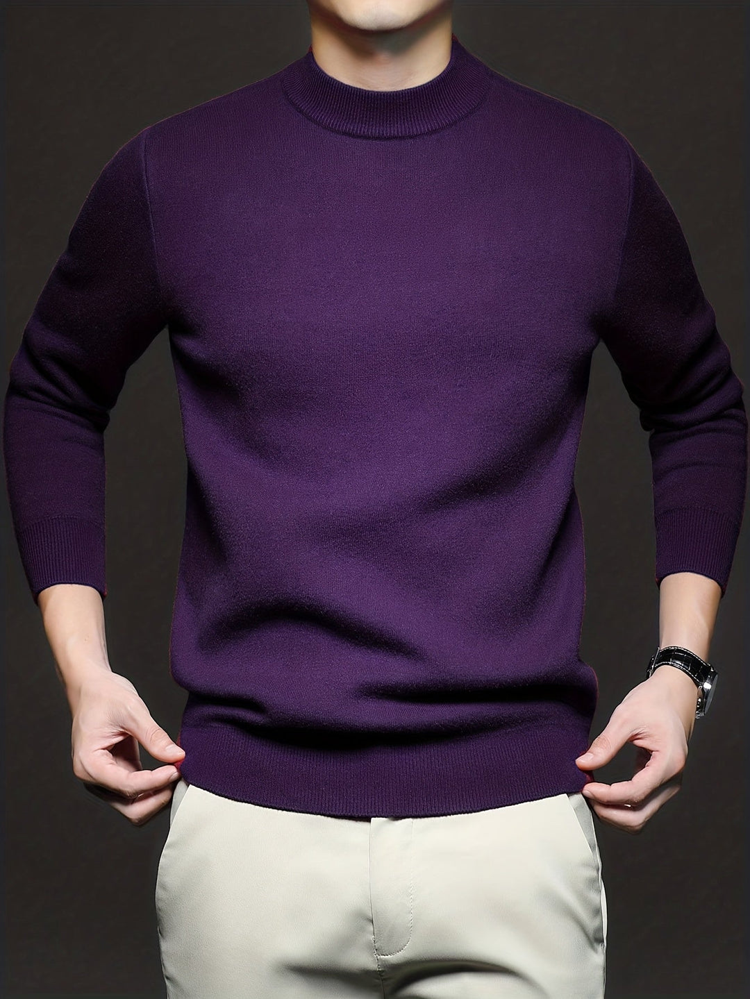 Russell | Refined Mock-Neck Jumper