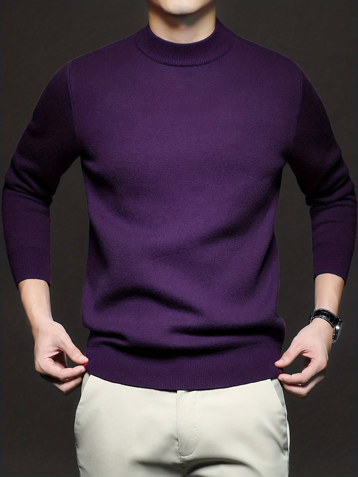 Russell | Refined Mock-Neck Jumper