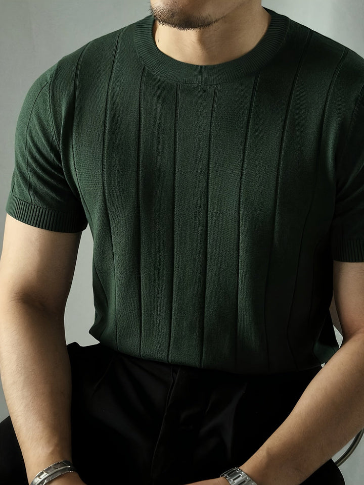 Curtis | Ribbed Short-Sleeve Top