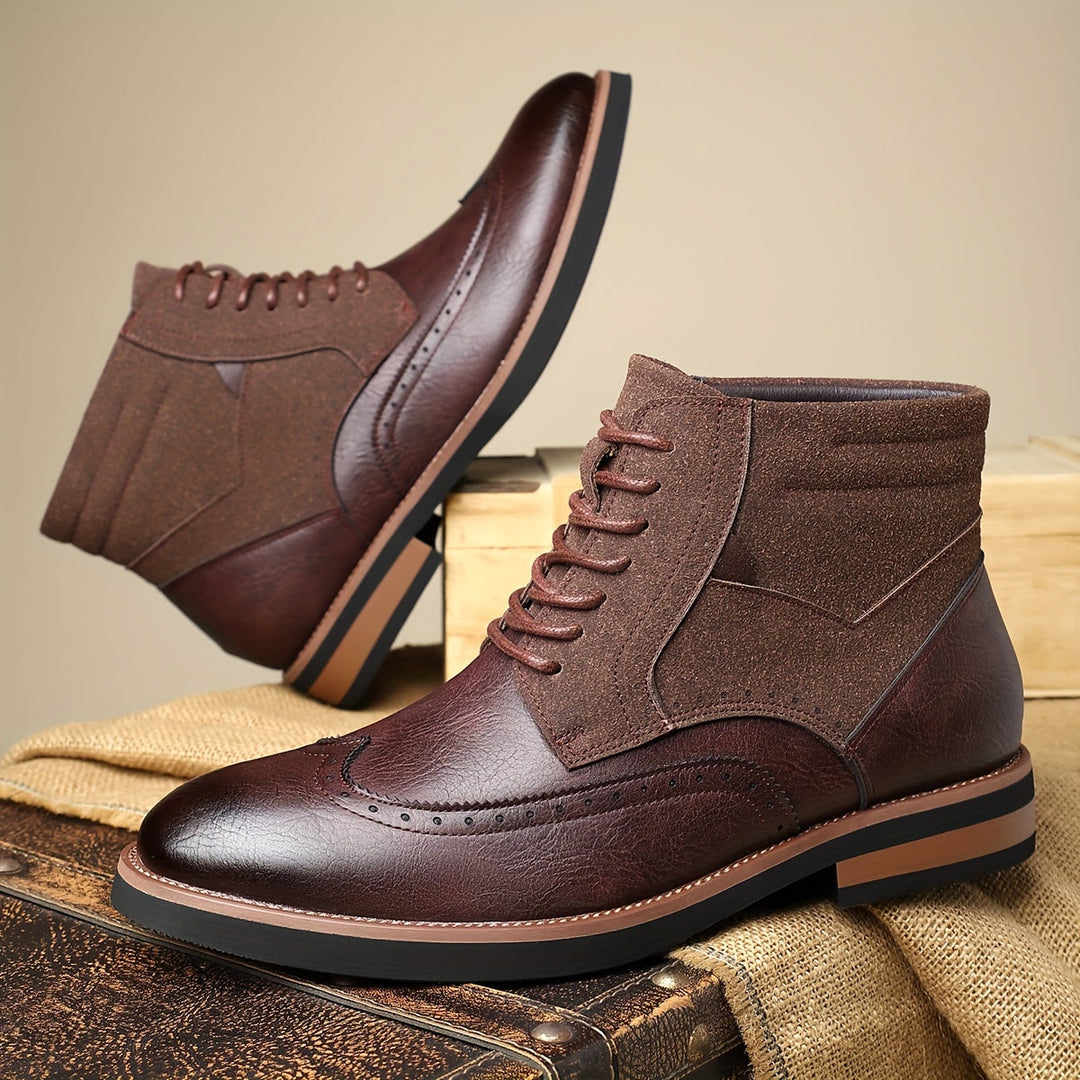 Roland | Classic Wingtip Ankle Boots