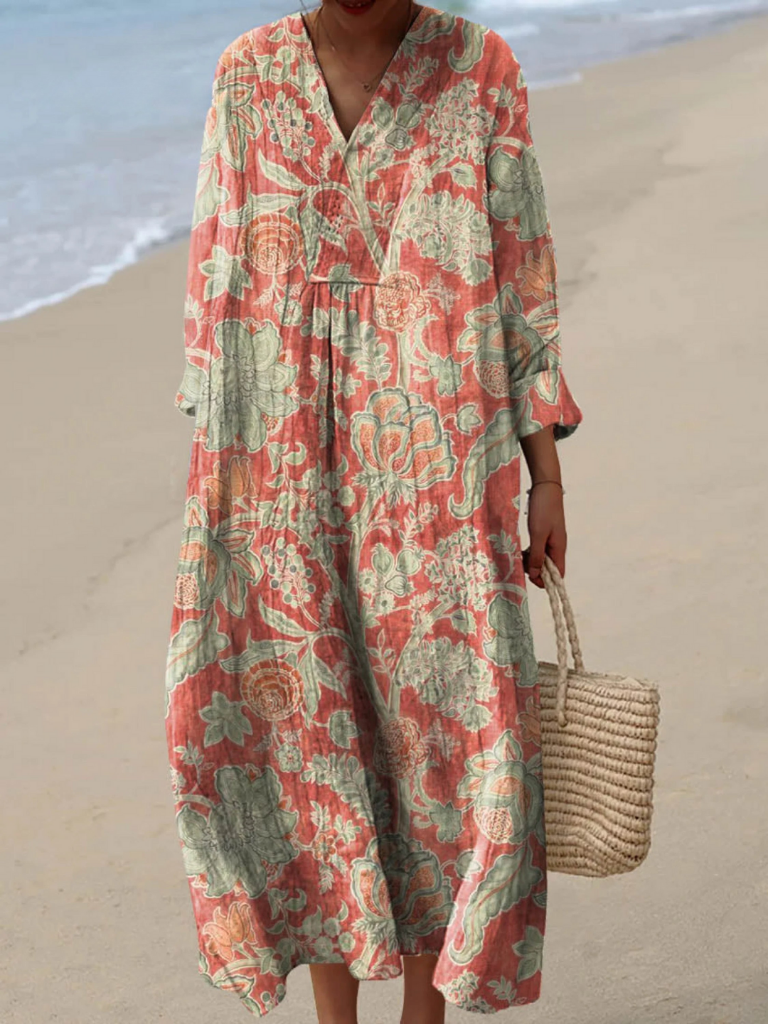 Anastasie | Vintage Floral Art Print Dress
