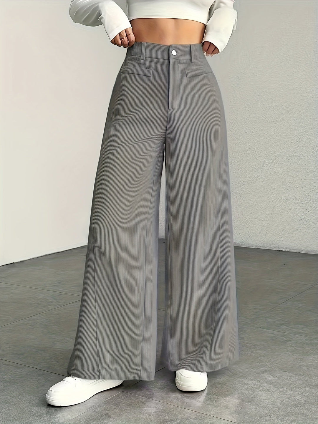 Juniper | High-Waisted Wide-Leg Trousers