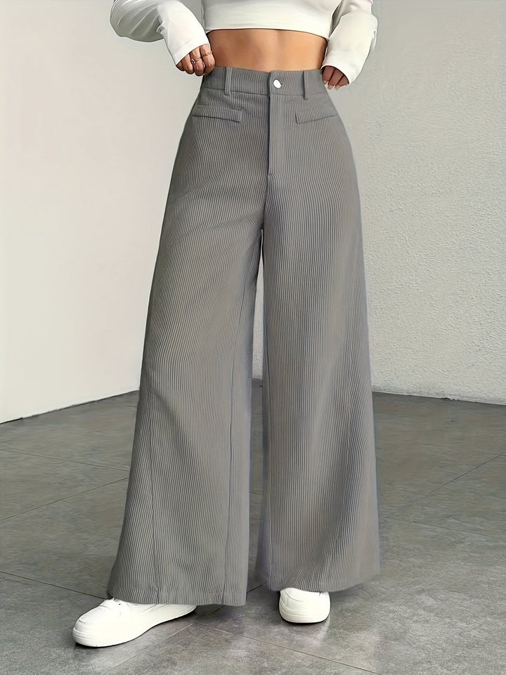 Kimberly | High-Waisted Wide-Leg Trousers